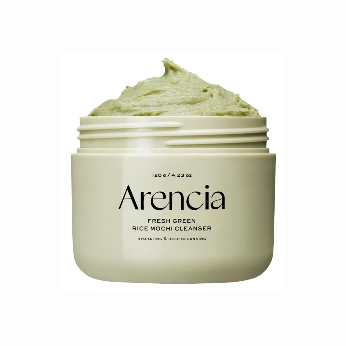 Arencia Fresh Green Rice Mochi Cleanser (120 g / 4.23 oz)
منظّف الأرز الموشي الأخضر من أرينسيا (120 غ).