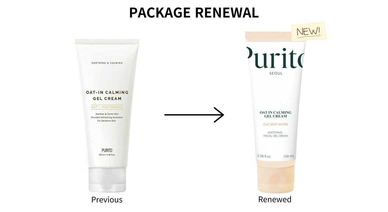 PURITO SEOUL Oat-in Calming Gel Cream كريم جل مهدئ بحبوب الشوفان