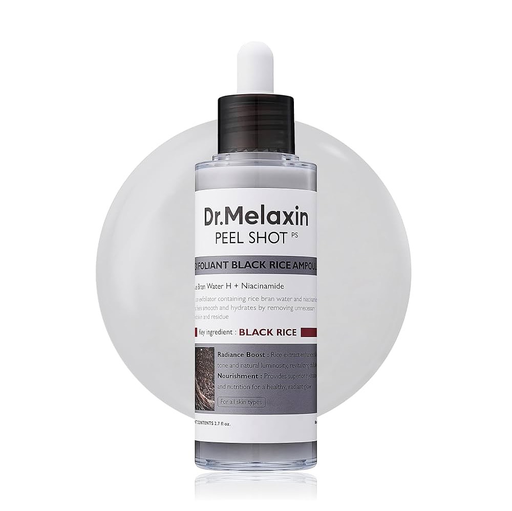 خصم لمدة 3 ايام DR MELAXIN PEEL SHOT EXFOLIATING BLACK RICE AMPOULE
د ميلاكسين ، د ميلاكسن ، dr melaxin